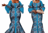 African Bazin Fashion Design Dress